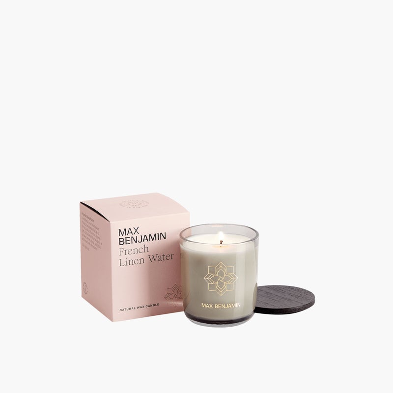 MAX BENJAMIN French Linen Water Candle - 210 g